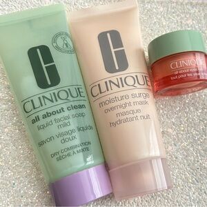 Clinique Travel Size Skincare 3pc Set